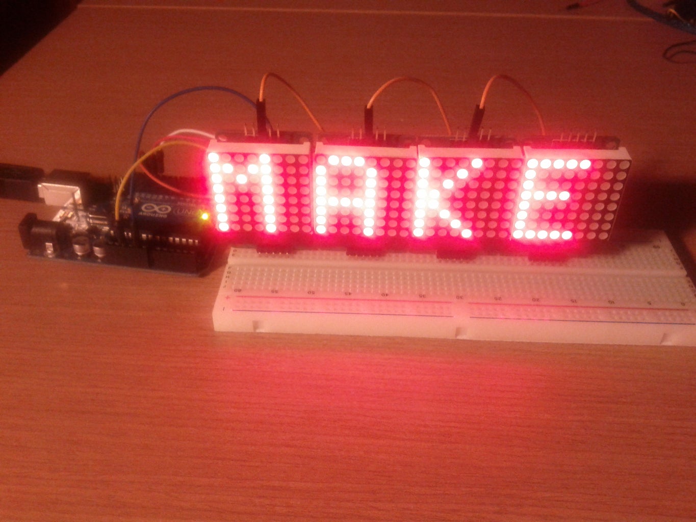 Multiple LED Matrices With Arduino : 8 Steps - Instructables