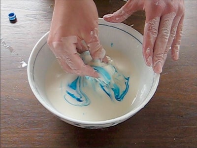 science experiment oobleck Add Food Coloring