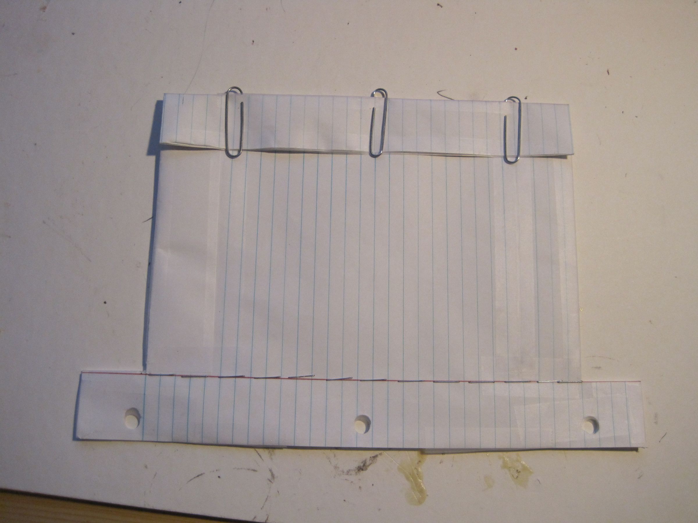 Notebook Paper Pencil Pouch