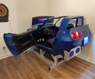 Virtual Vette - Racing Simulator Built From Wrecked Corvette