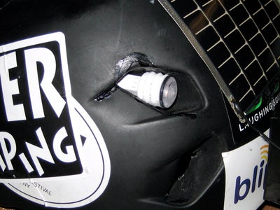 Install LED Mounts in Helmet