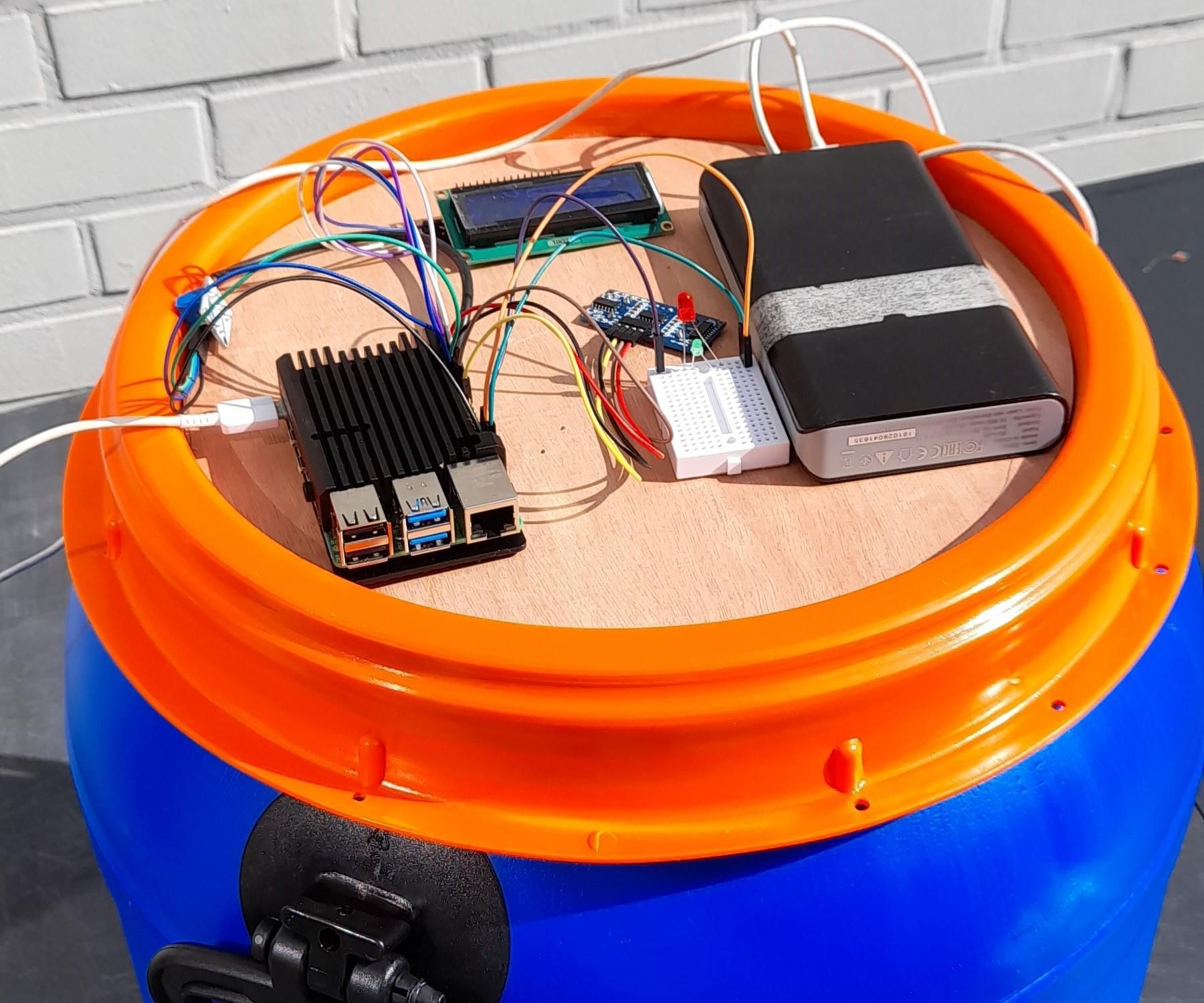 SMART RAIN BARREL WITH RASPBERRY PI