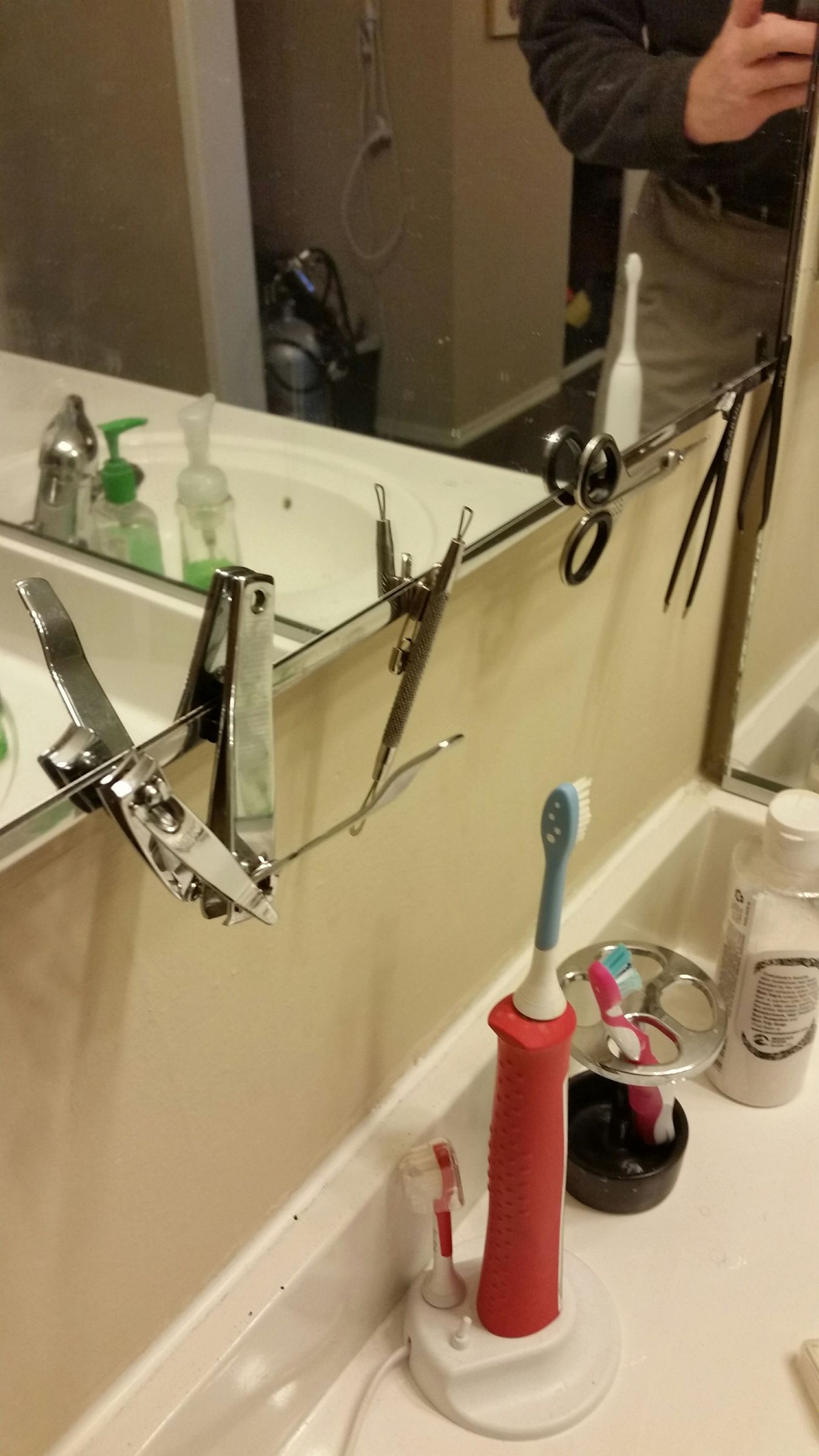 Bathroom Tool Organization