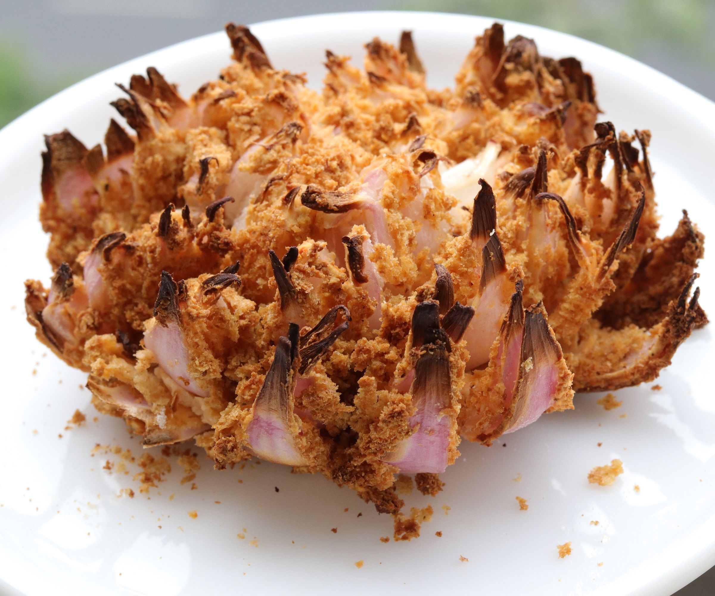 Blooming Onion - a Crispy Non Fried Snack !