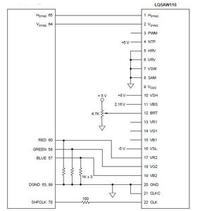 SHARP LQ5AW136 TFT-LCD Display