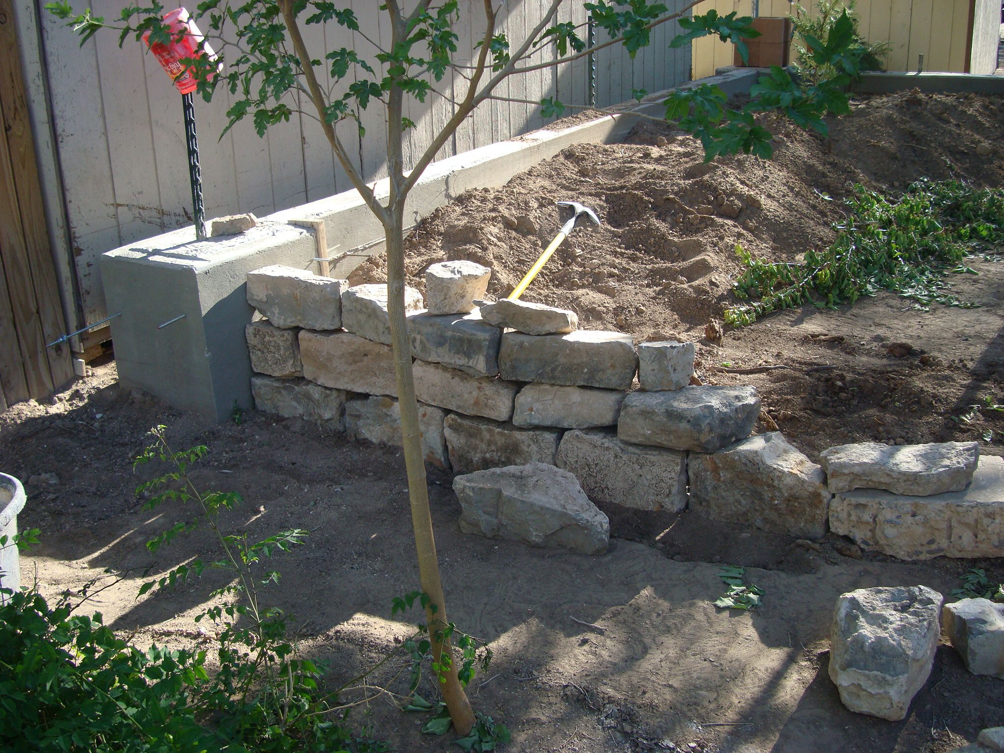 Retaining Wall and Footer/ Pouring Concrete