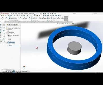 ME 470 Project: Merging Solid Bodies and Creating Circular Patterns in Solidworks 2017