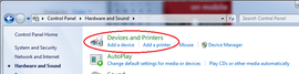 Devices and Printers