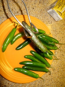 Preparing the Serrano Chilies Part 1