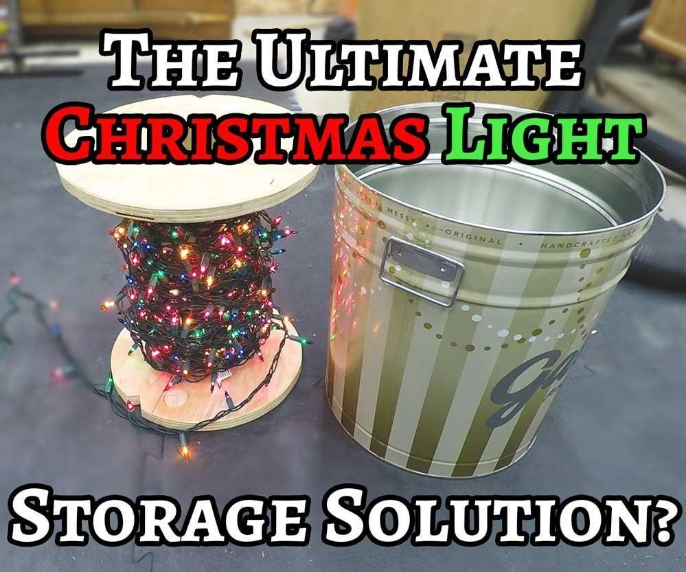 DIY Christmas Light Storage Spool 11 Steps (with Pictures