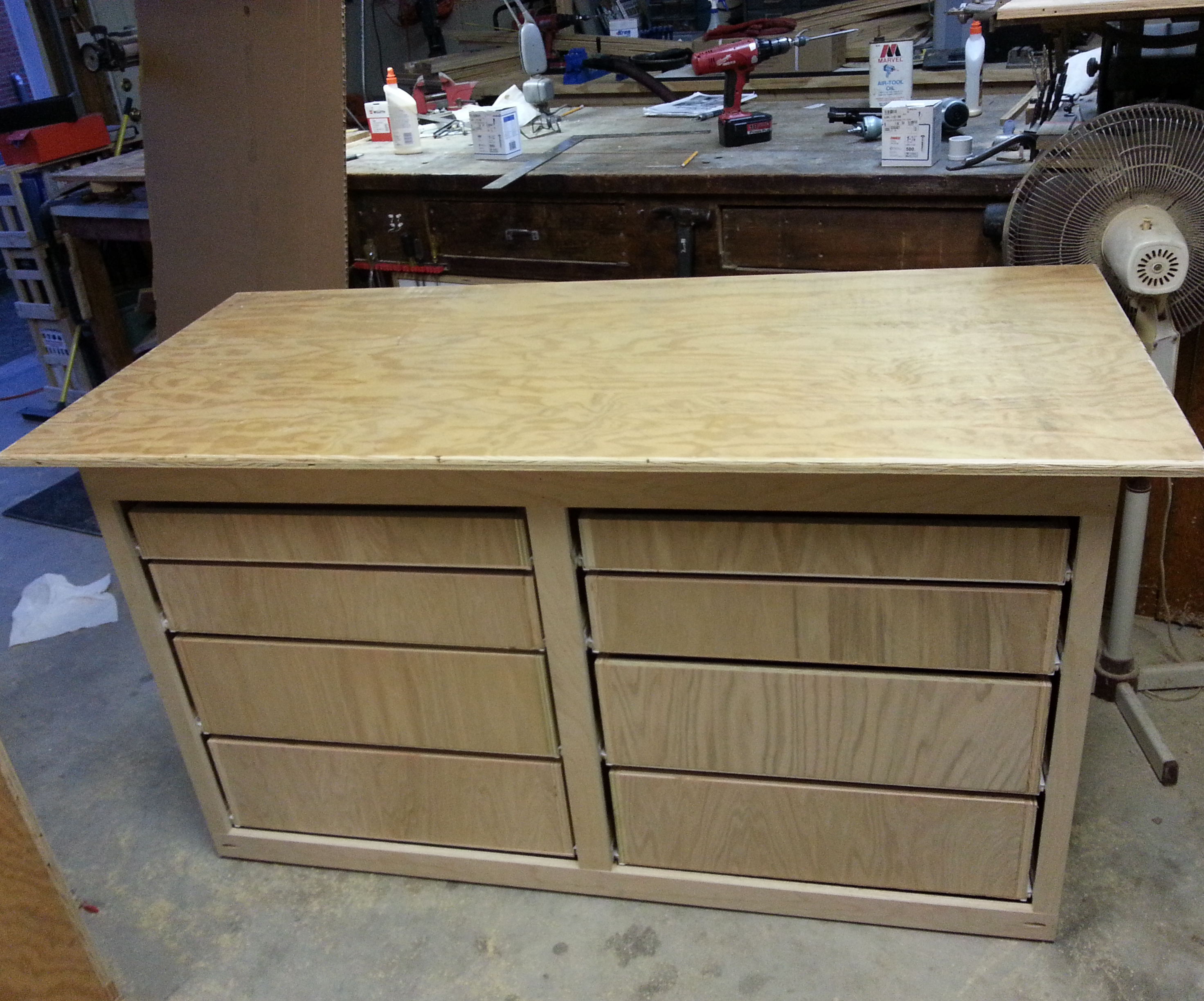 Workbench With Drawers in 5 Days