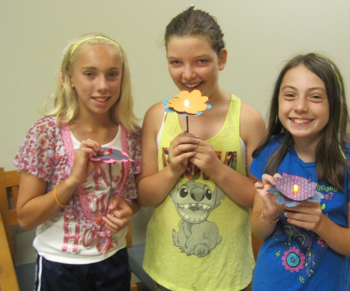 Teen LED Flowers @ the Library