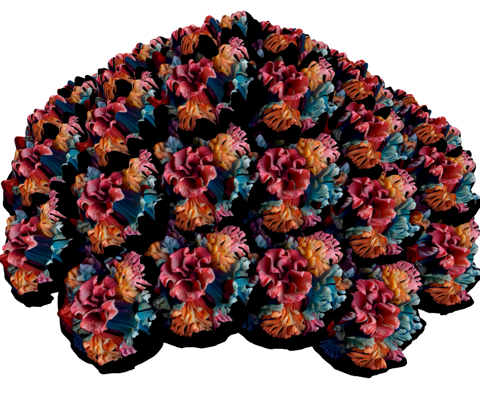 Sea Coral Inspired 3D Printed Sculpture