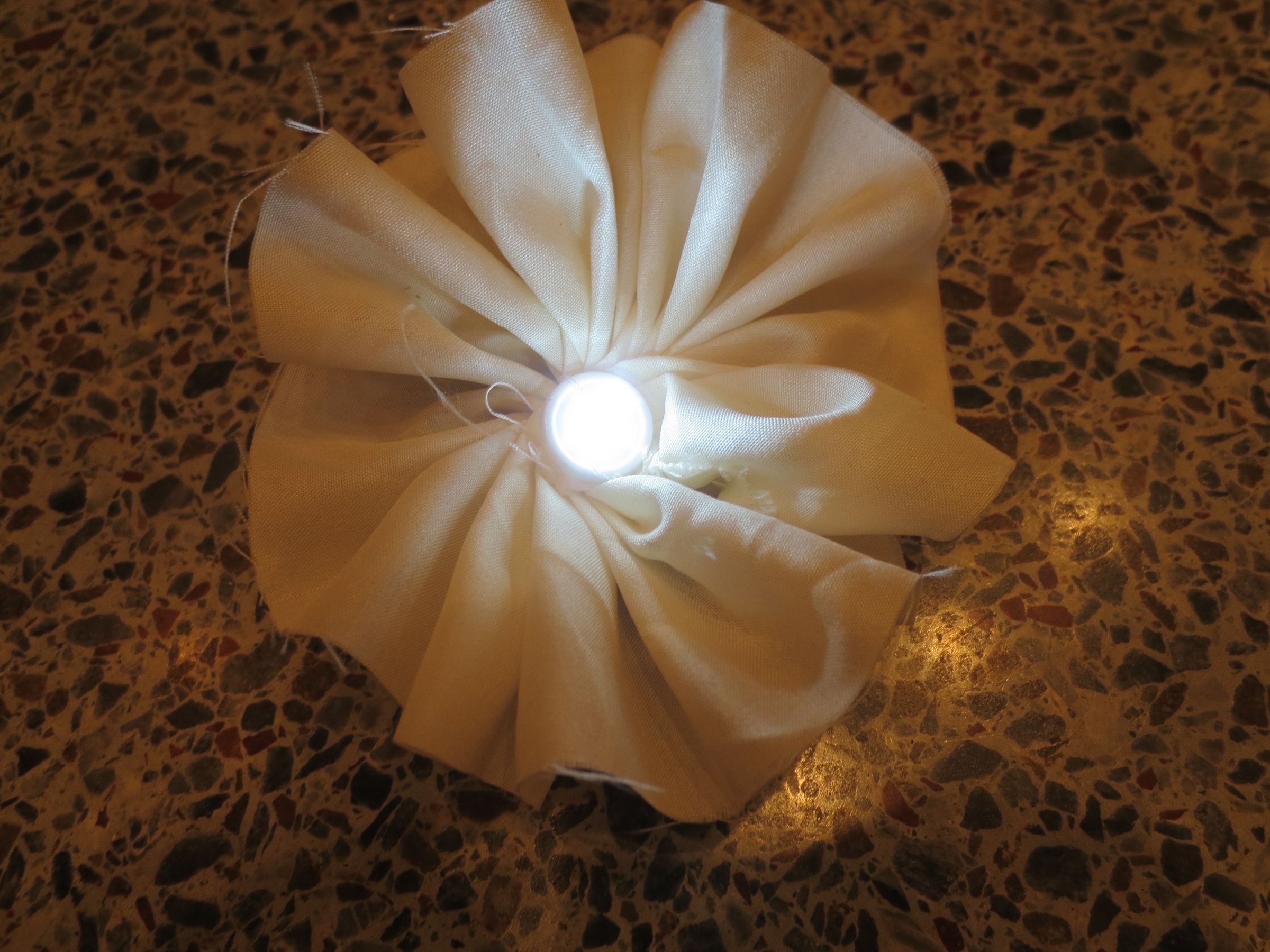 LED Fabric Flowers