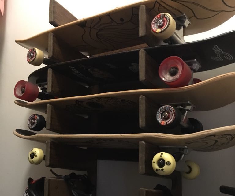 Easy Skateboard Rack
