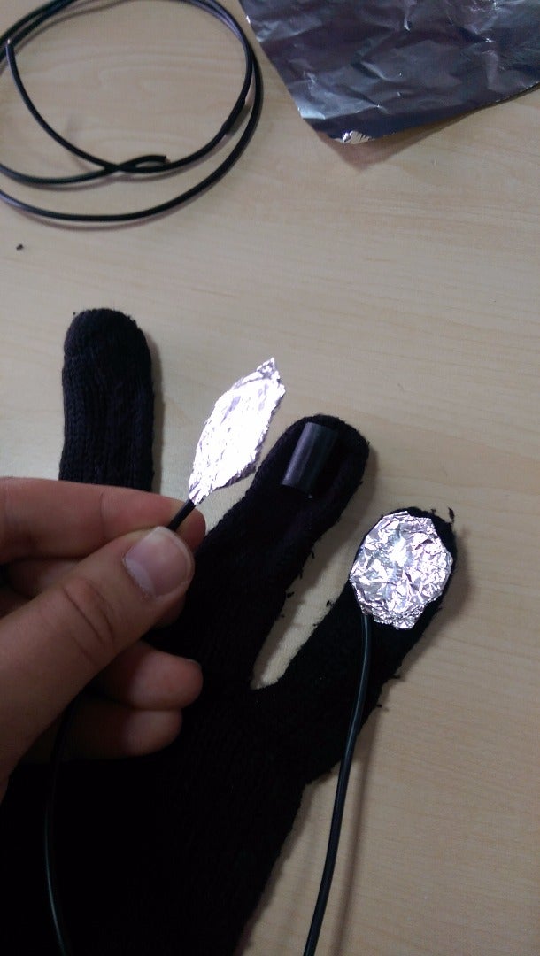 Sticking Finger Touch Senses on the Glove