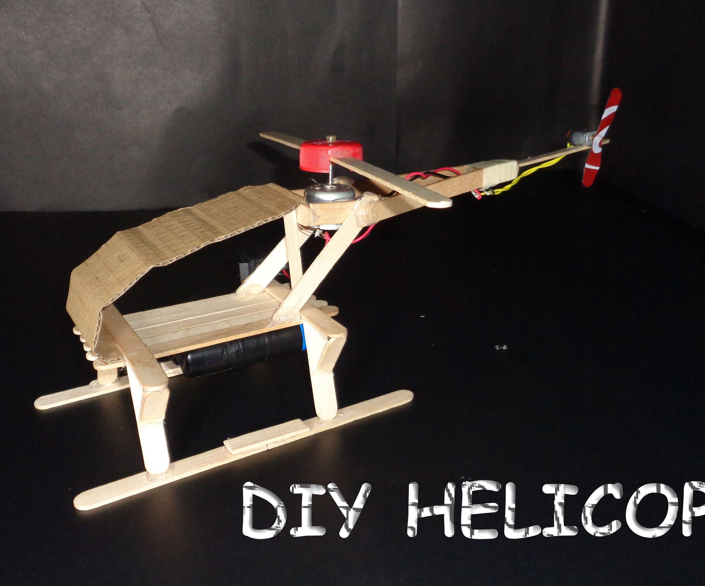 Make a Popsicle Stick Helicopter