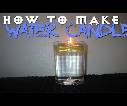 How to Make a Water Candle!