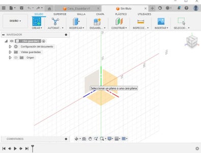 Creación Del Boceto Para La Cara Frontal