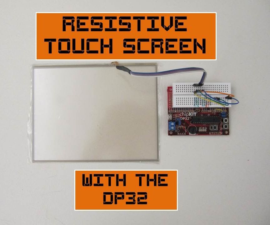 Resistive Touch Screen on the DP32