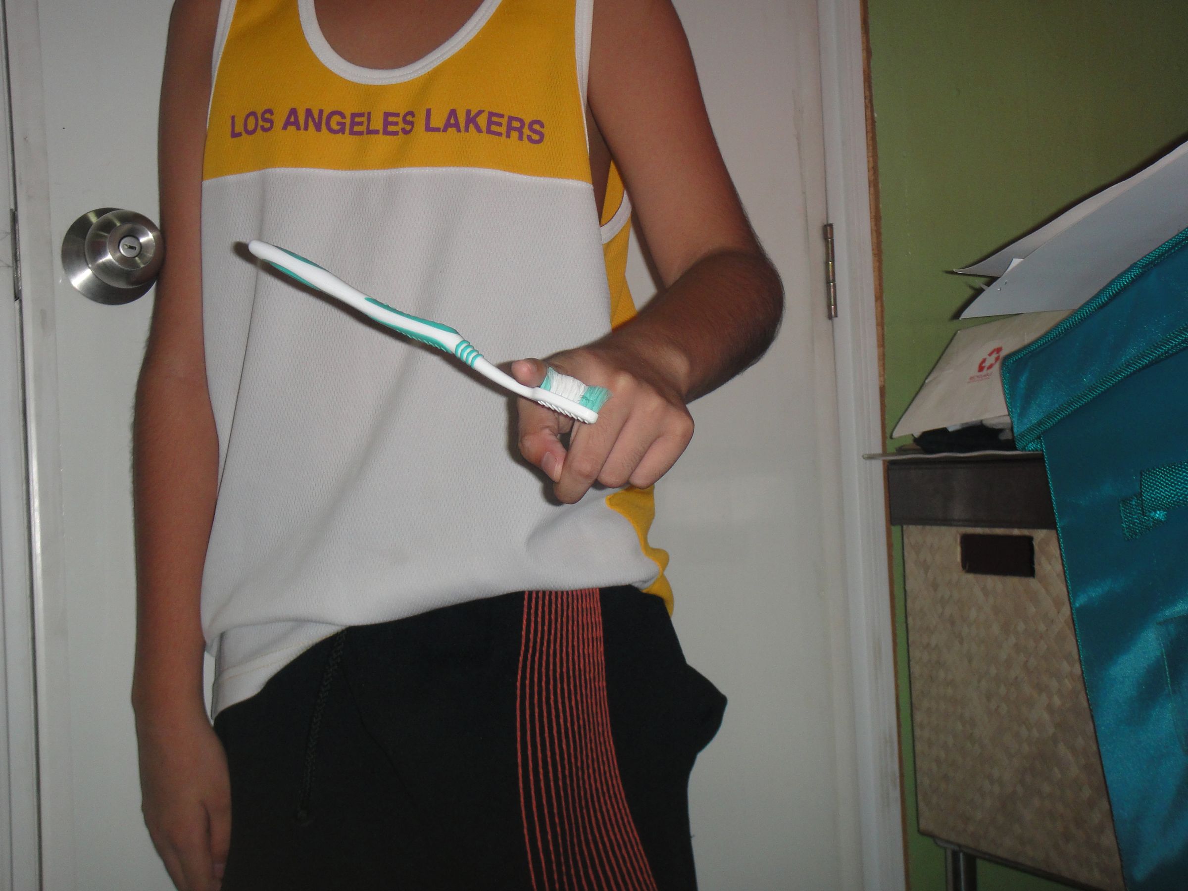 How to Spin a Toothbrush on your finger