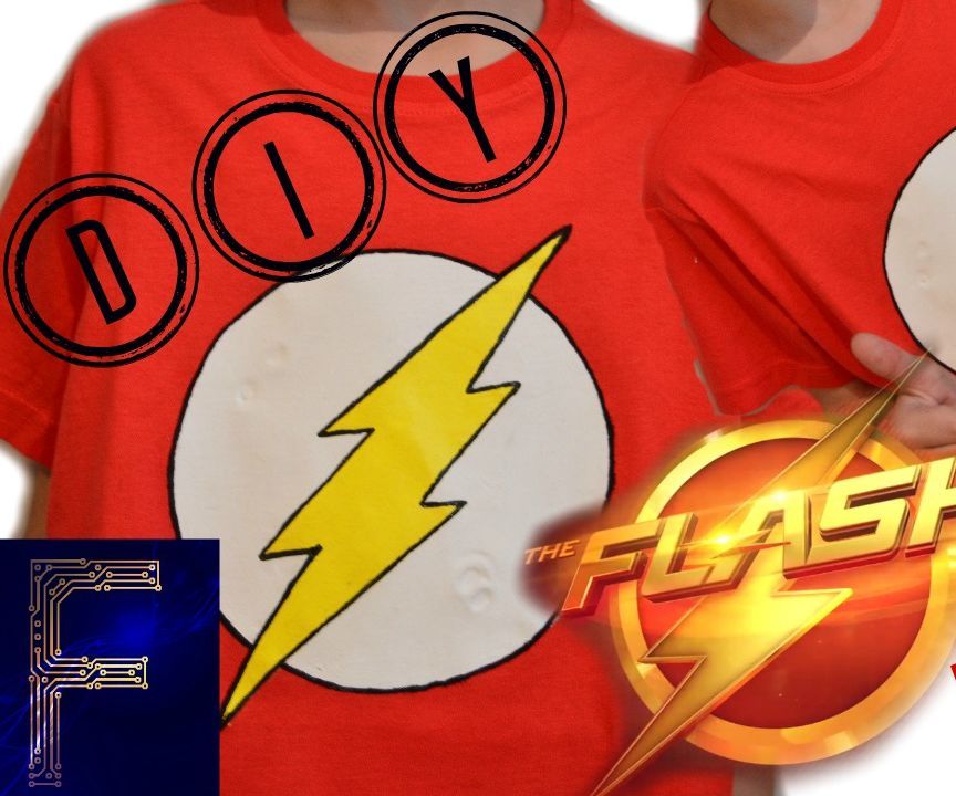 DIY The Flash T-shirt | Fituro