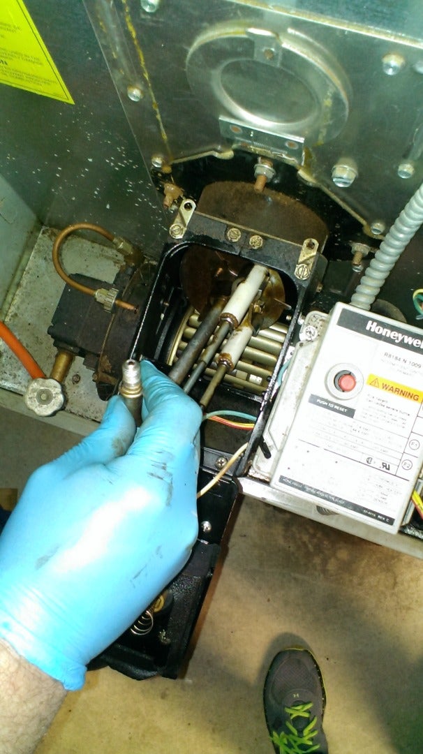 Place Nozzle Back in Burner