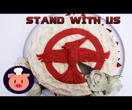 The Hunger Games: Mockingjay Cake (White Chocolate & Vanilla)