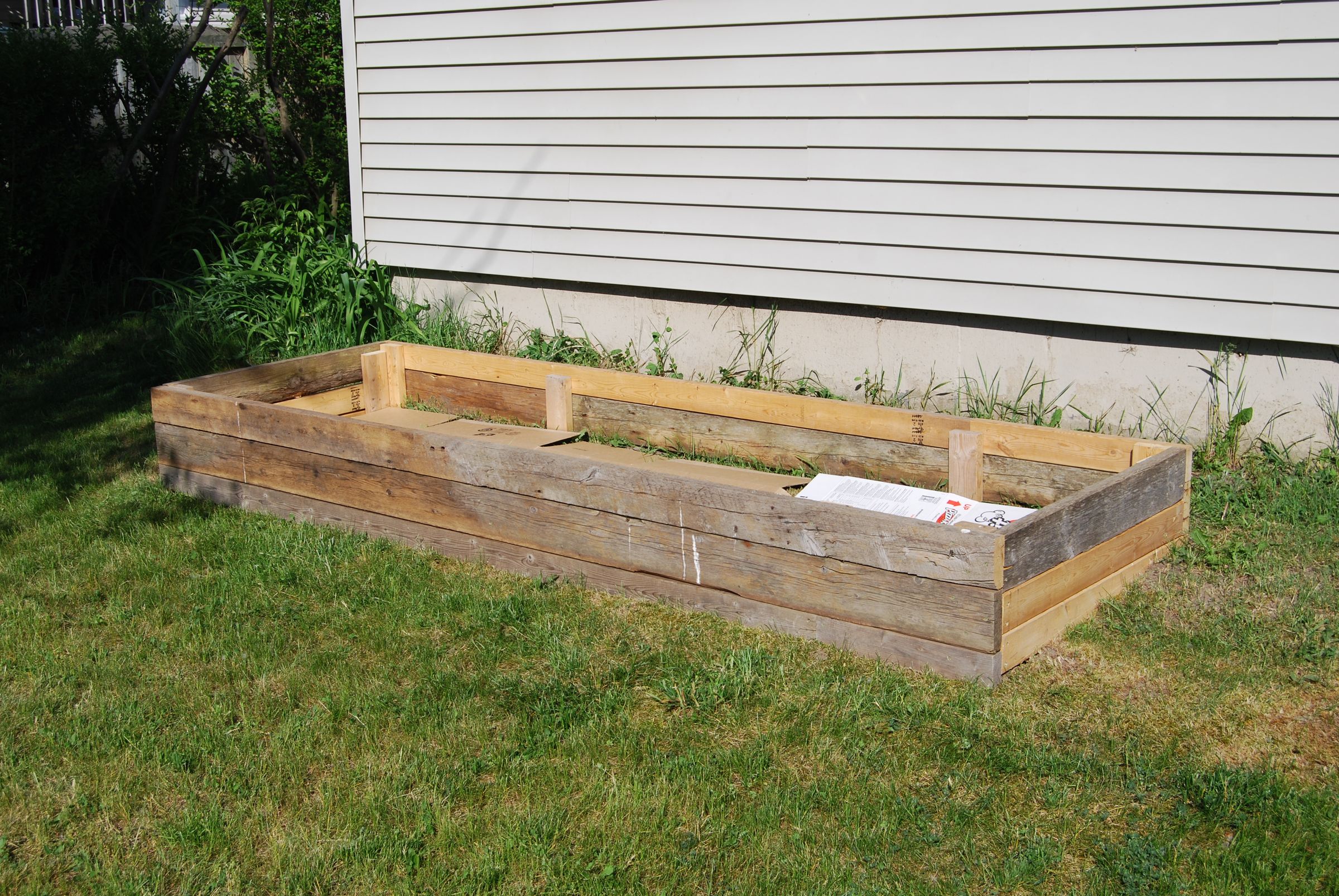 Reclaimed Wood Raised Bed Garden 5 Steps (with Pictures) Instructables