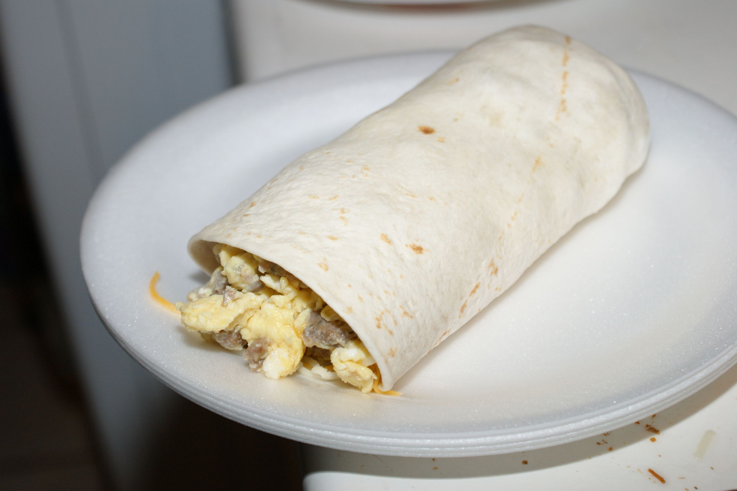 Making Breakfast Burritos
