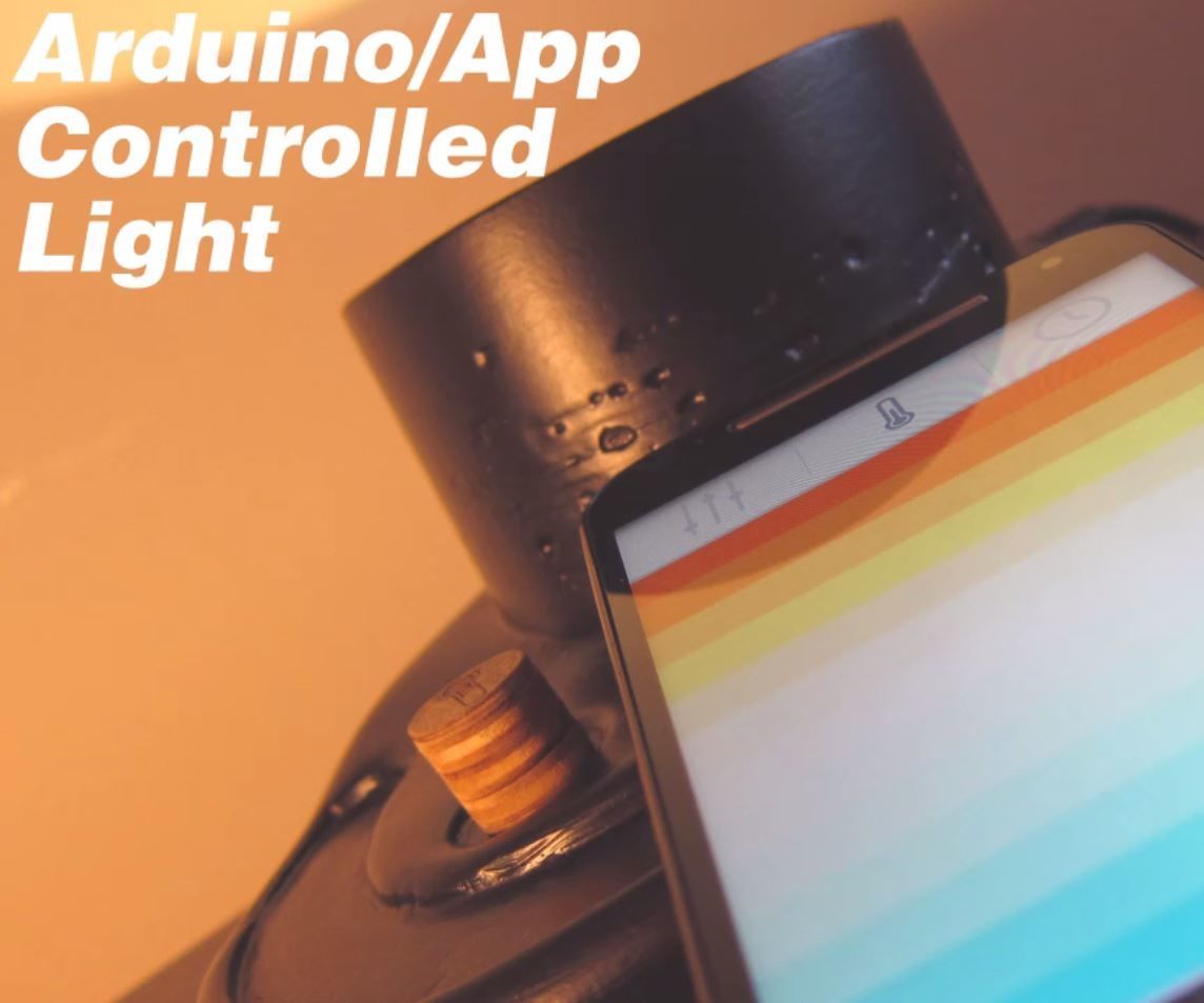 Arduino/App Controlled Desk Light