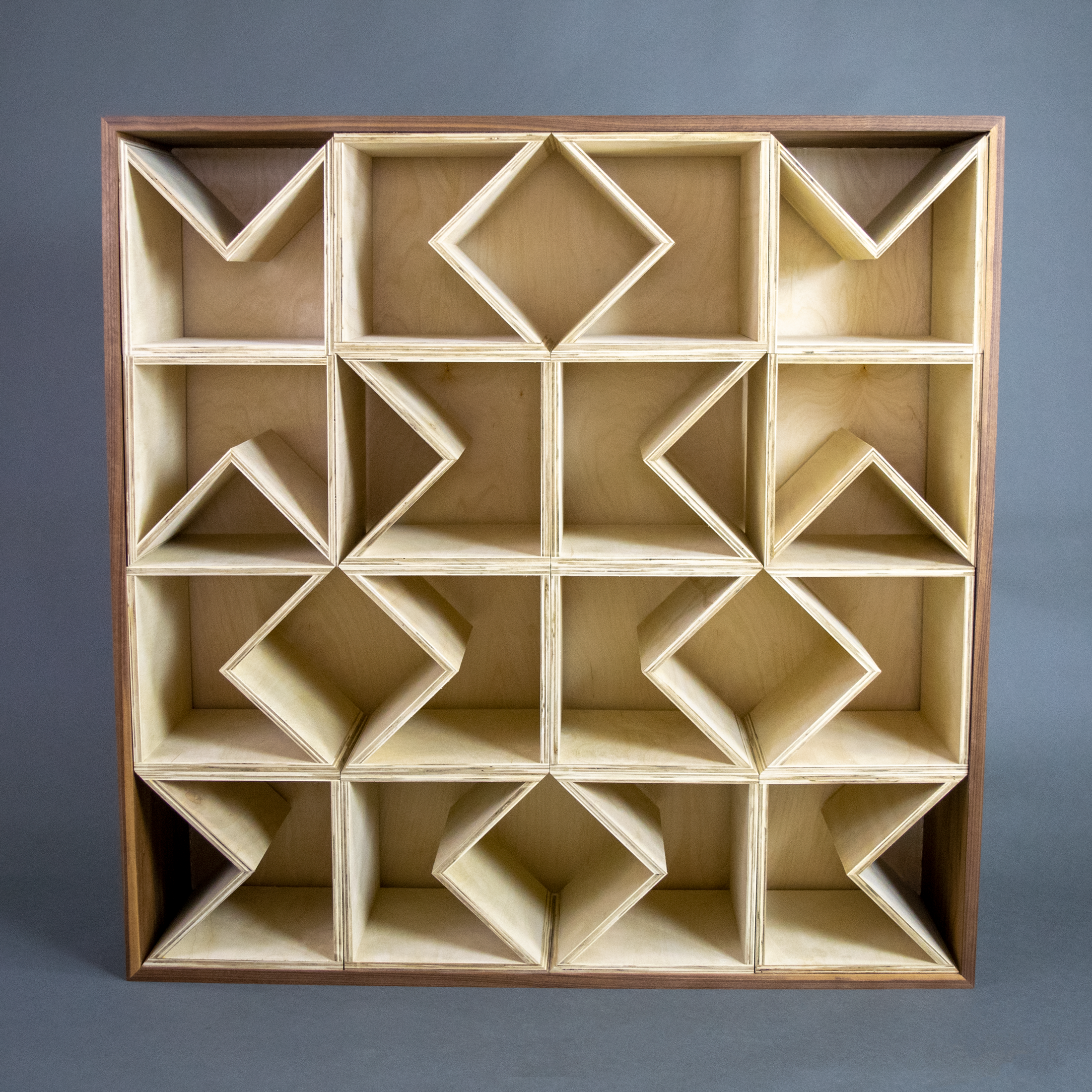 Modular Plywood Bookcase With Rotatable Boxes! 6 Steps (with Pictures