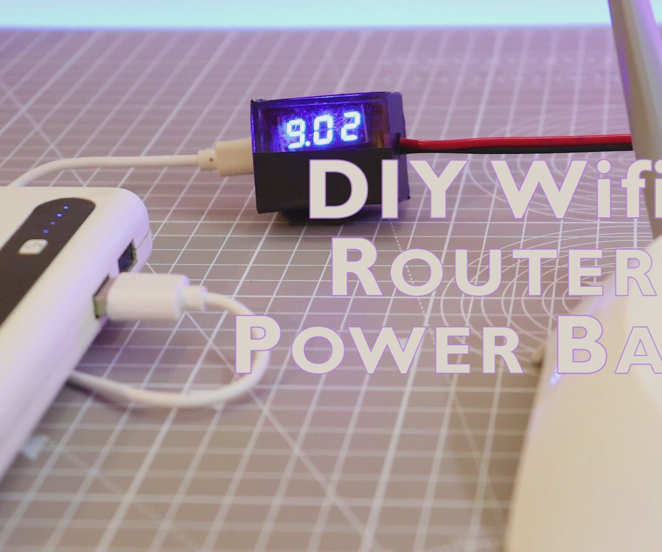 DIY Mini UPS for Wifi Router