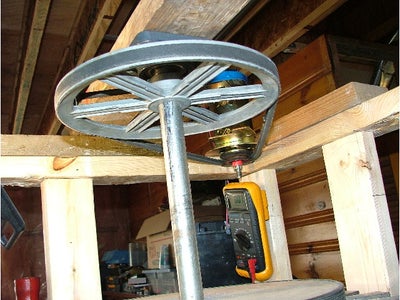 PM DC Motor Generator Mount