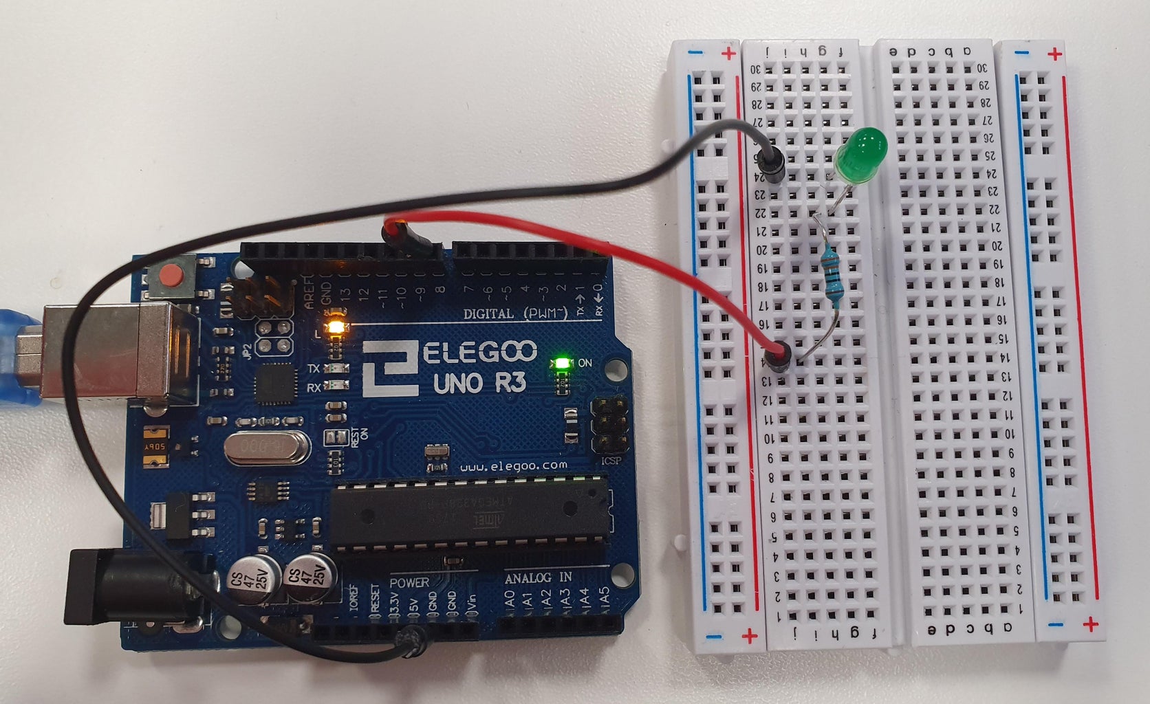 Arduino Blinking LED Circuit : 3 Steps - Instructables