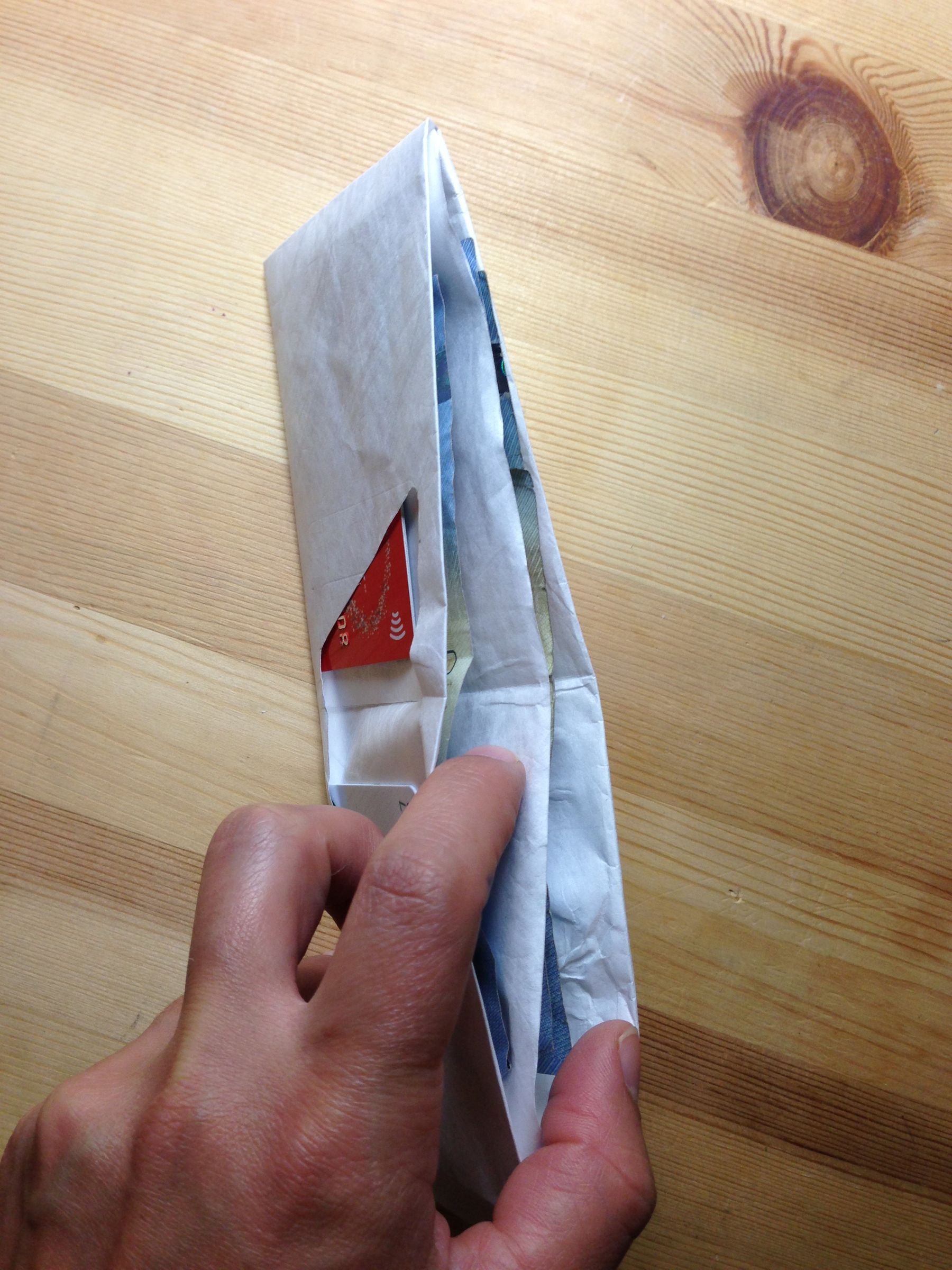 DIY Tyvek Wallet (using 9x12" Envelope)