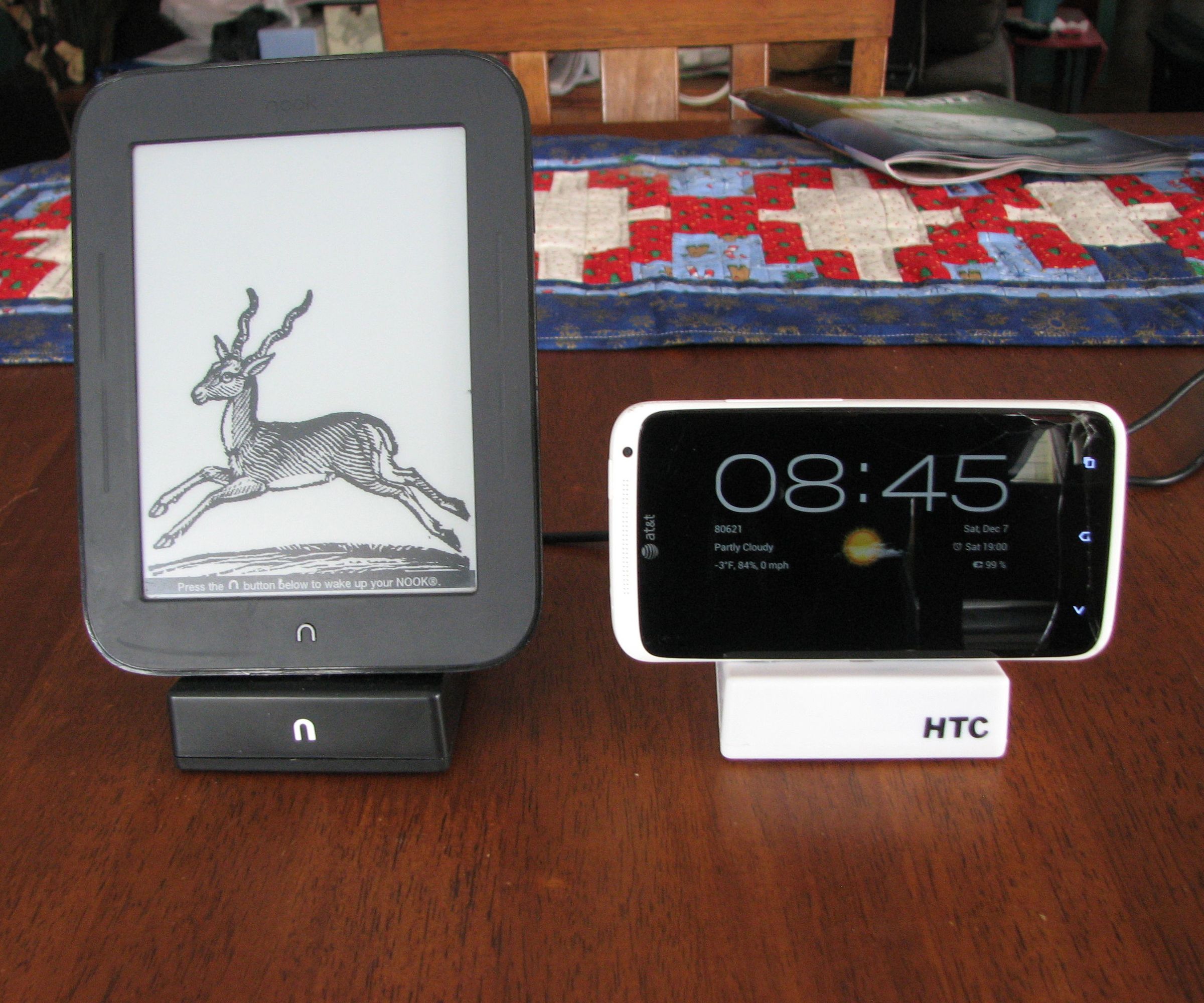 The cheapest charge & sync dock for Android devices. (US$1)