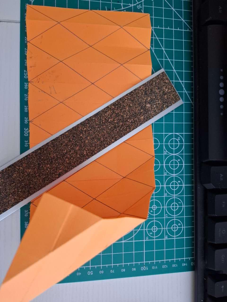 Draw the Diamond Grid and Fold