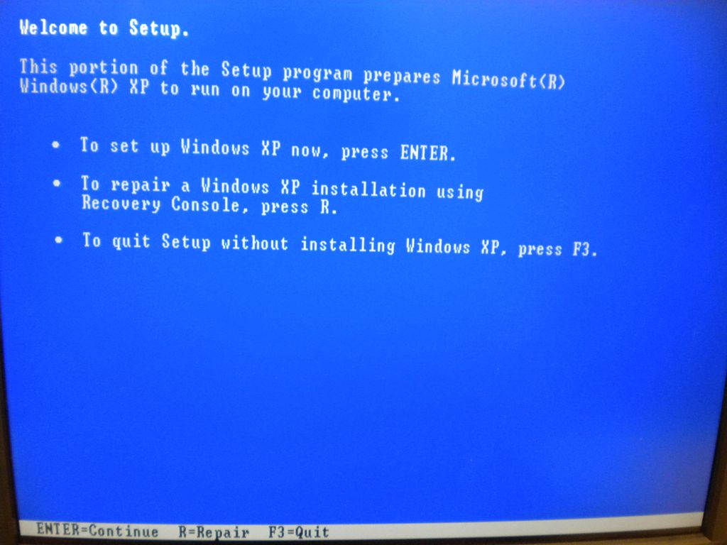Xp Windows Writing Windows Xp Setup