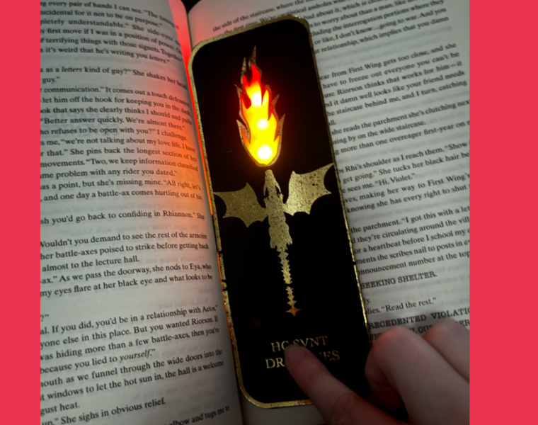 Light Up (Pressure Sensing) Dragon Bookmark