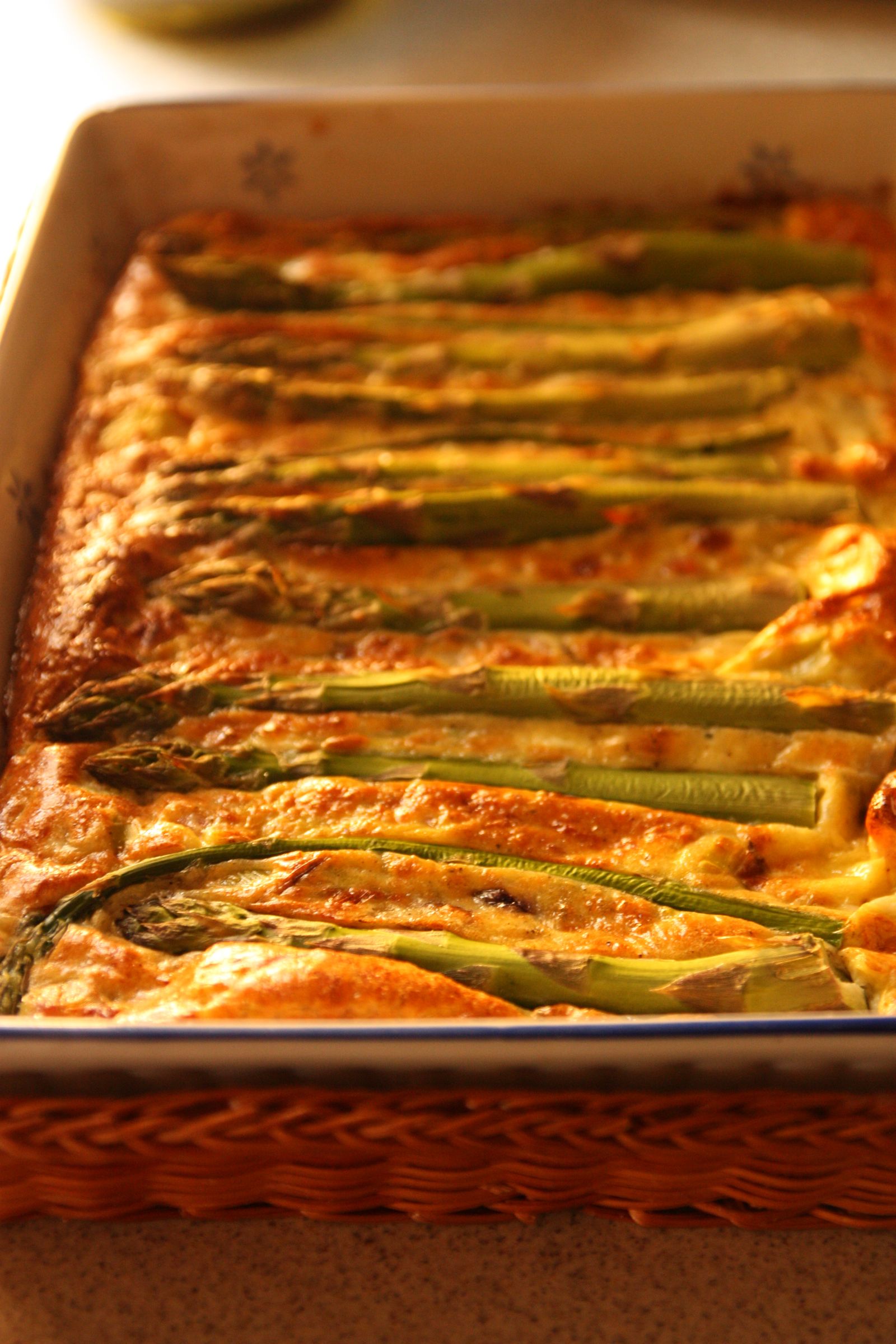 Asparagus Oven Cooked Omelet