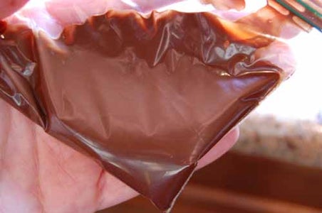 Optional: Piped Chocolate Decoration