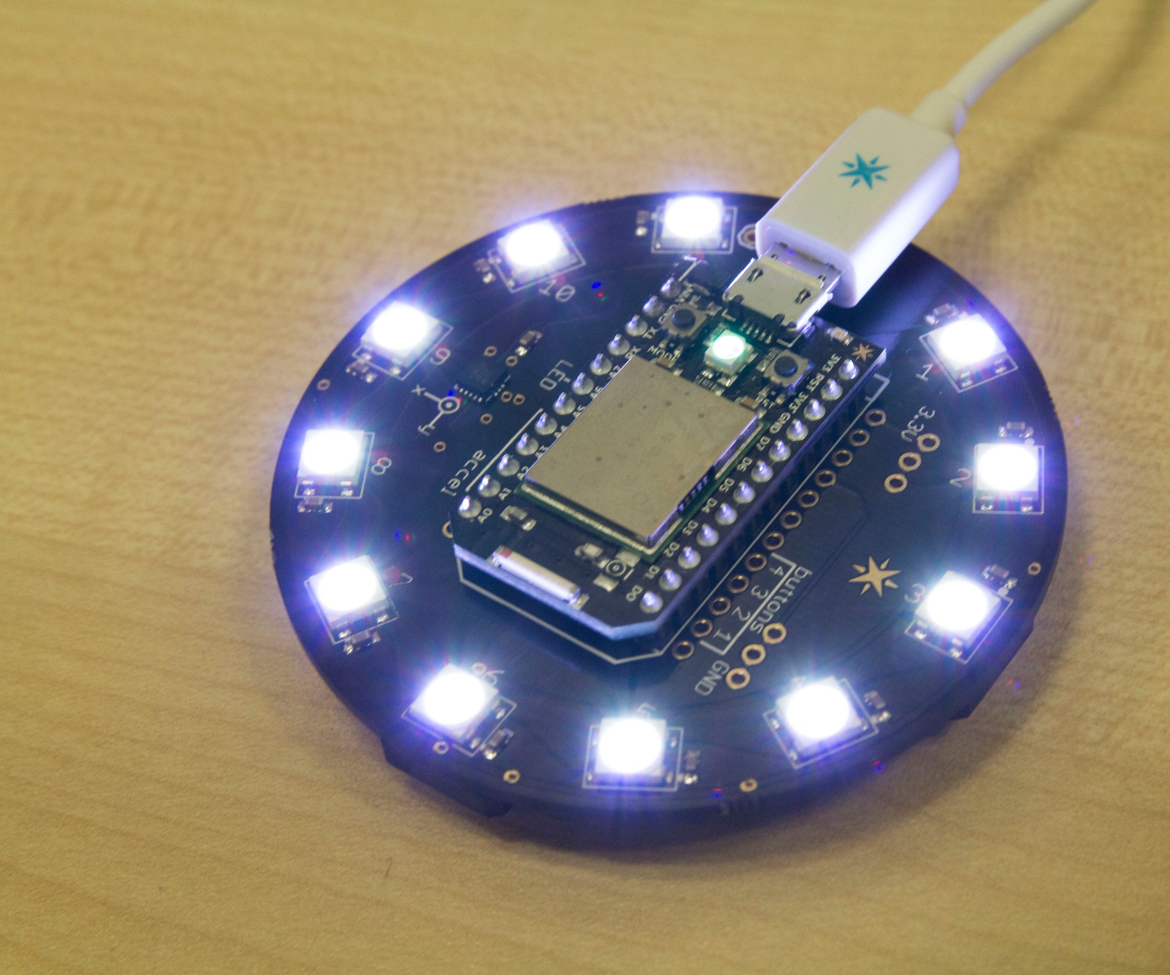 Spark Core Pushup Counter