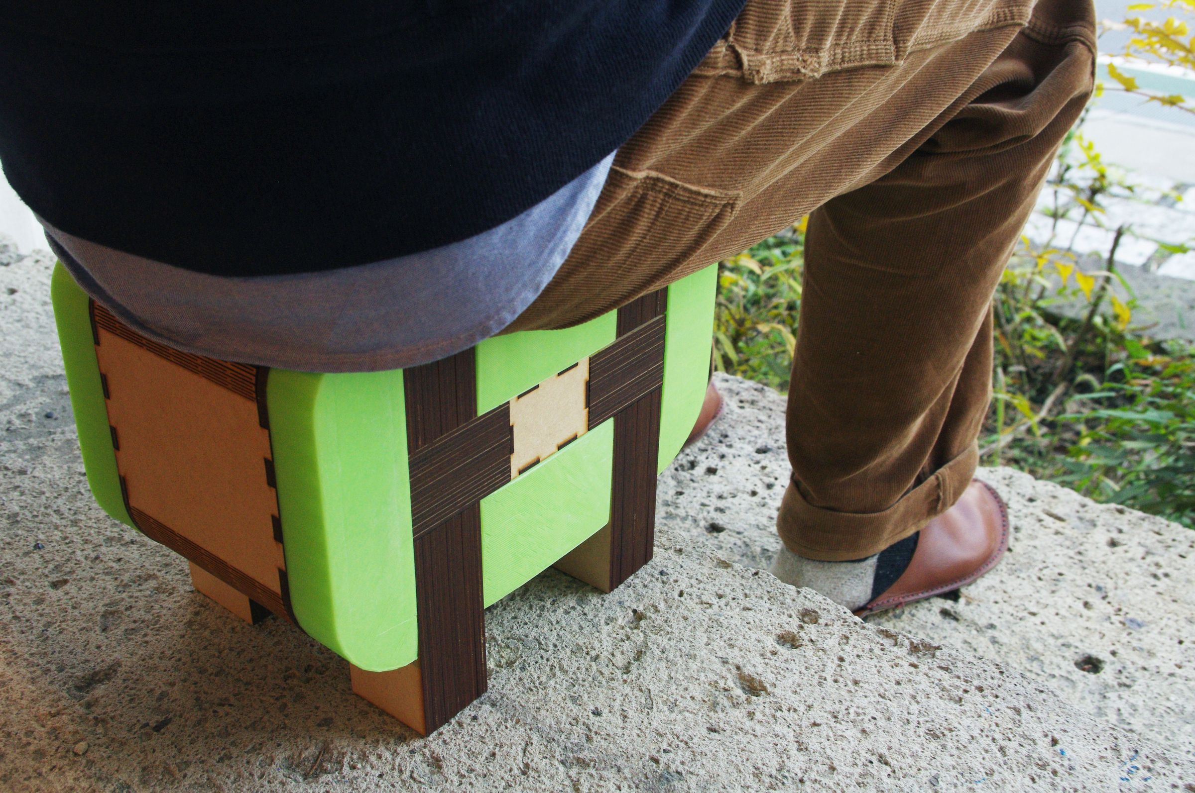 Wood Joinery Stool(kumiki Stool)