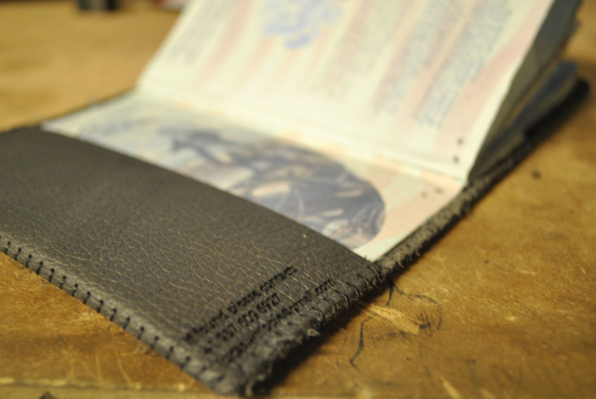 How to make a leather passport cover (with laser cutter)