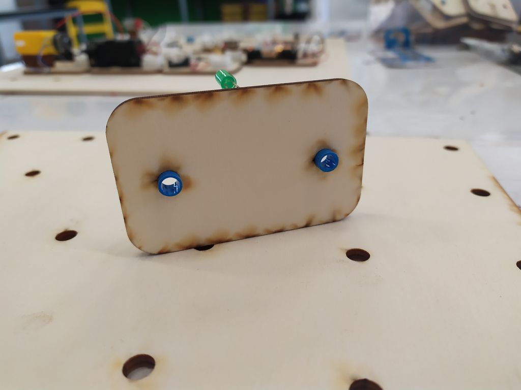 Assembly of the Tiles - Inserting the Pegs (plastic Straw):