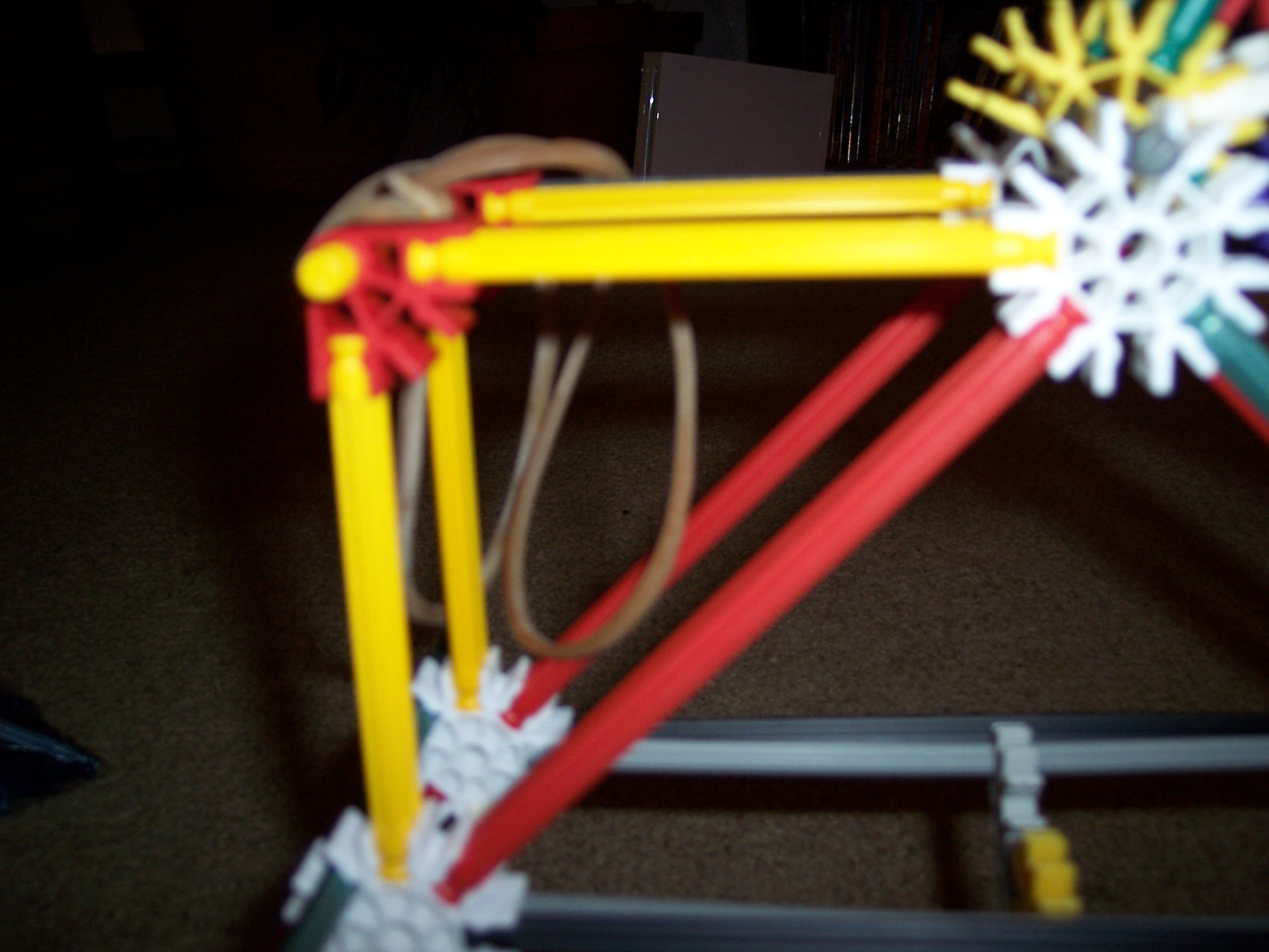Knex Table Top Catapult 6 Steps Instructables