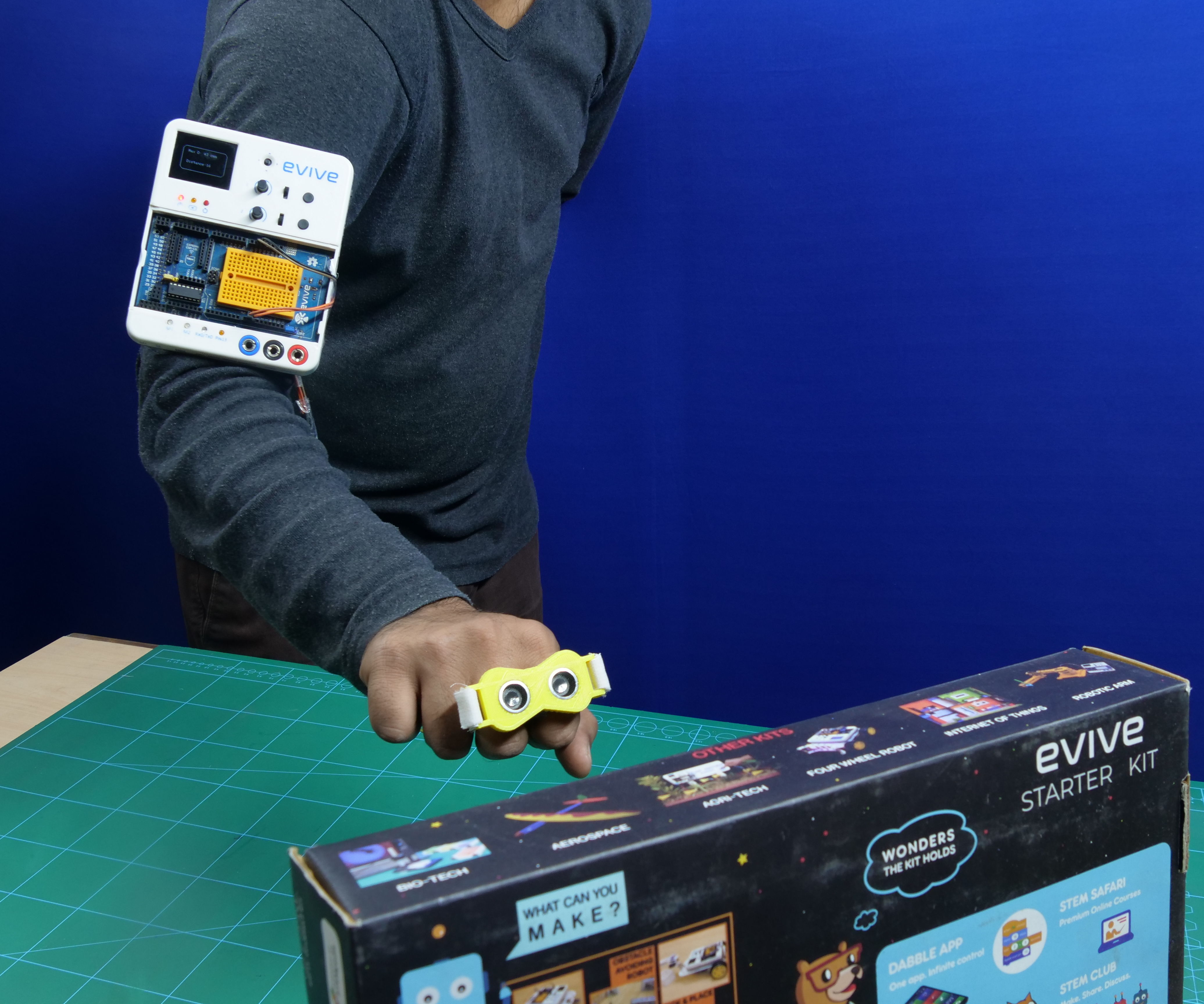 Obstacle Detector Wrist Band for Visually Impaired People