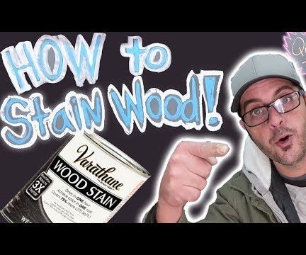 How to Stain Wood - Like a PRO!