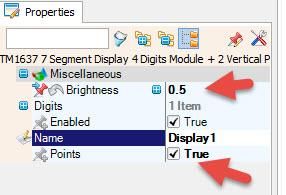In Visuino Set Components